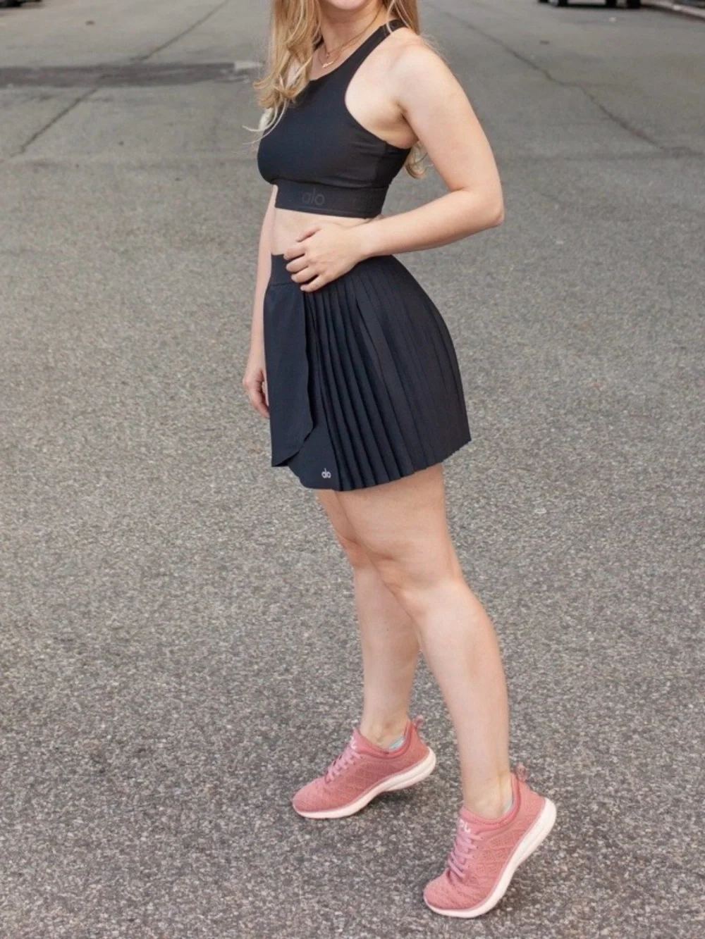 *RARE* ALO Yoga Varsity Tennis Skirt
